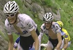 Frank Schleck w�hrend der 17. Etappe der Tour de France 2009
